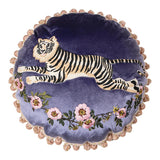 Tiger blossom round pillow